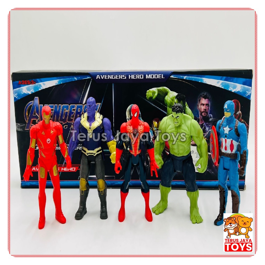 Jual MAINAN ACTION FIGURE AVENGERS IRONMAN HULK THOR CAPTAIN AMERICA