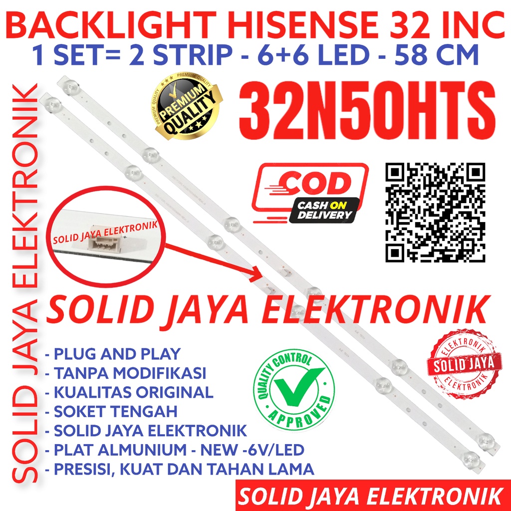 Jual BACKLIGHT TV LED HISENSE 32 INC 32N50HTS 32N50 HTS HE32N50HTS 32N