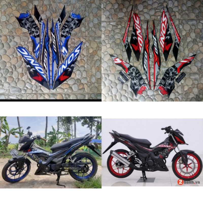 Jual STRIPING STICKER MOTOR HONDA SONIC R 2019 2020 LIST BODY STANDAR