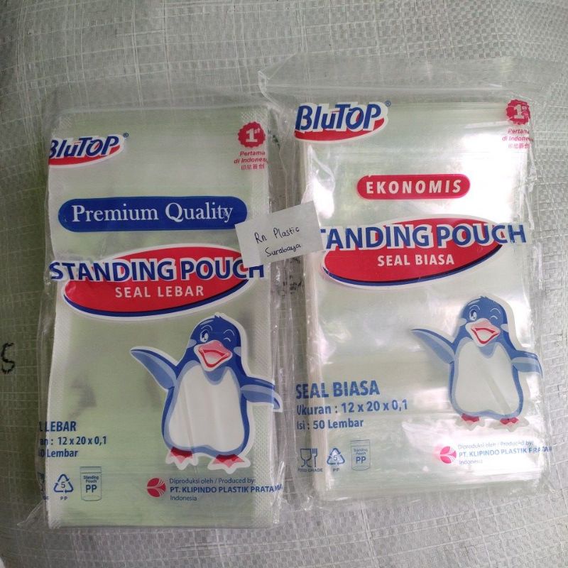 Jual STANDING POUCH STP 12x20 ISI 50 PCS BY KLIPINDO Shopee Indonesia