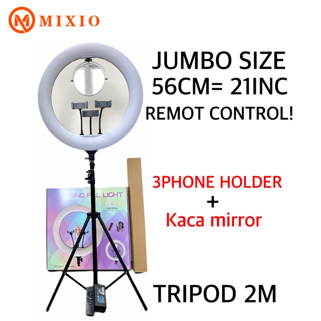 Jual Mixio Ring Light Cm Light Stand Tripod M Phone Holder Hq