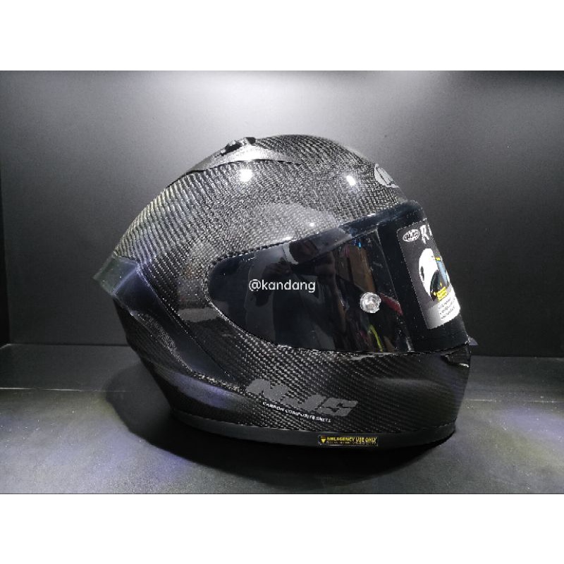 Jual NJS ZX 1 R CARBON TWILL HELM FULL FACE Shopee Indonesia