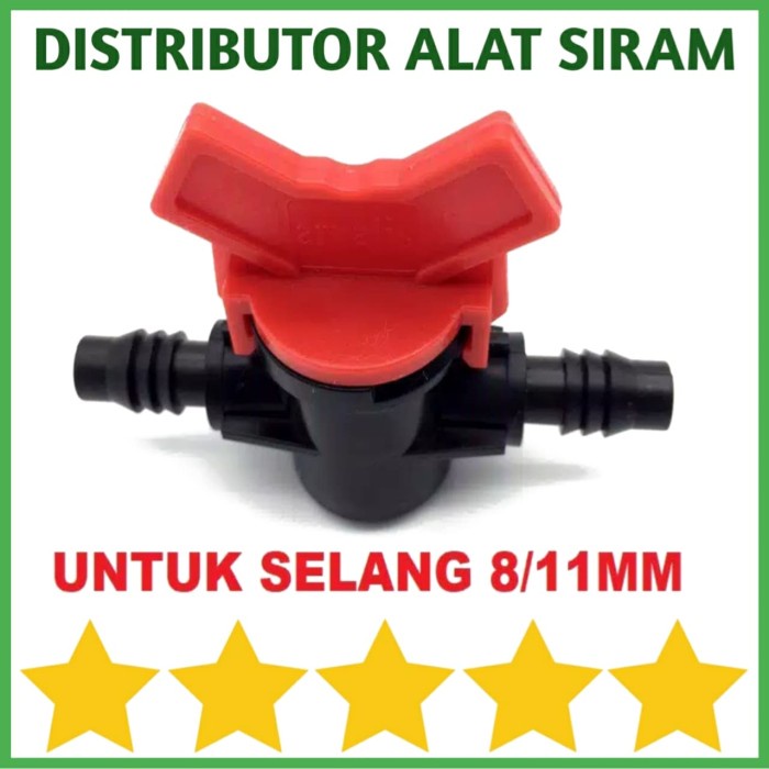 Jual Taman Check Valve Mini Stop Kran Air Selang Pe 8 11 Mm Shopee