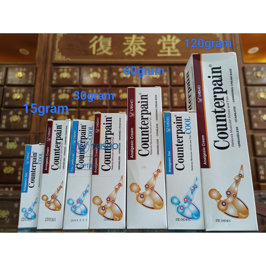 Jual CounterPain Analgesic Cream 120gr Shopee Indonesia