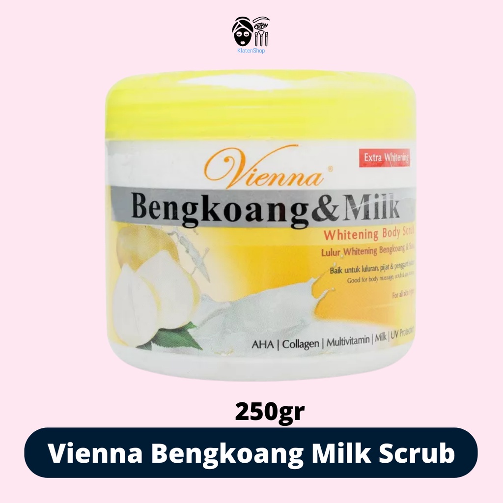 Jual Vienna Body Scrub Bengkoang Milk Gr Jar Shopee Indonesia