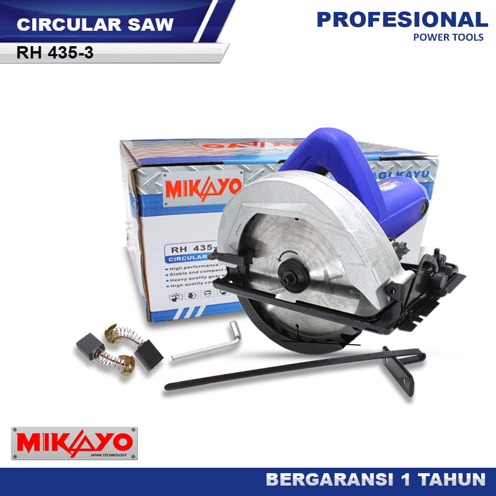 Jual Paket Tukang Kayu Item Circular Saw Gergaji Kayu Listrik