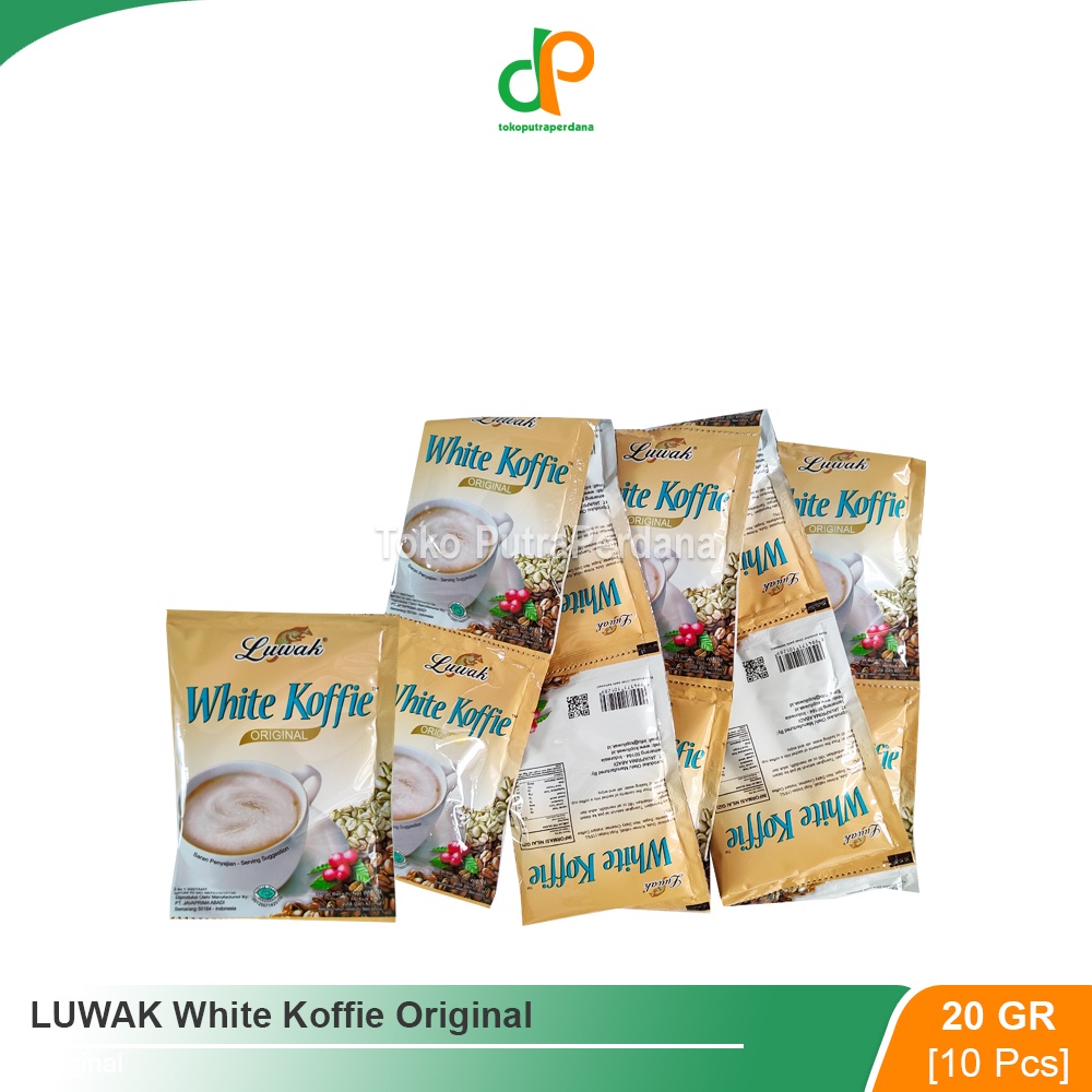 Jual KOPI Luwak White Koffie Original 20gr 10 Pcs Shopee Indonesia