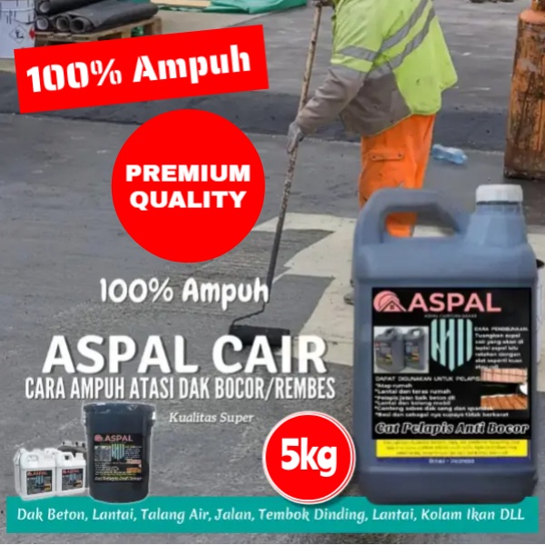 Jual Aspal Cair Waterproofing Kg Cat Pelapis Waterproof Anti Bocor Dak