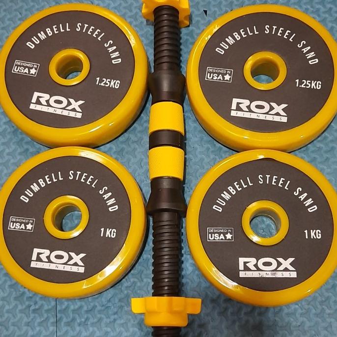 Jual Barbell Dumbell Rox Original Kg Adjustable Barbel Bongkar Pasang