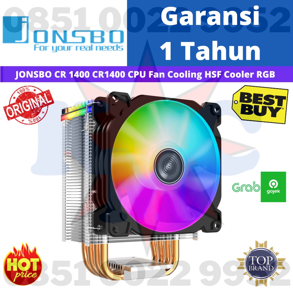 Jual Jonsbo Cr Cr Cpu Fan Cooling Hsf Cooler Rgb Shopee