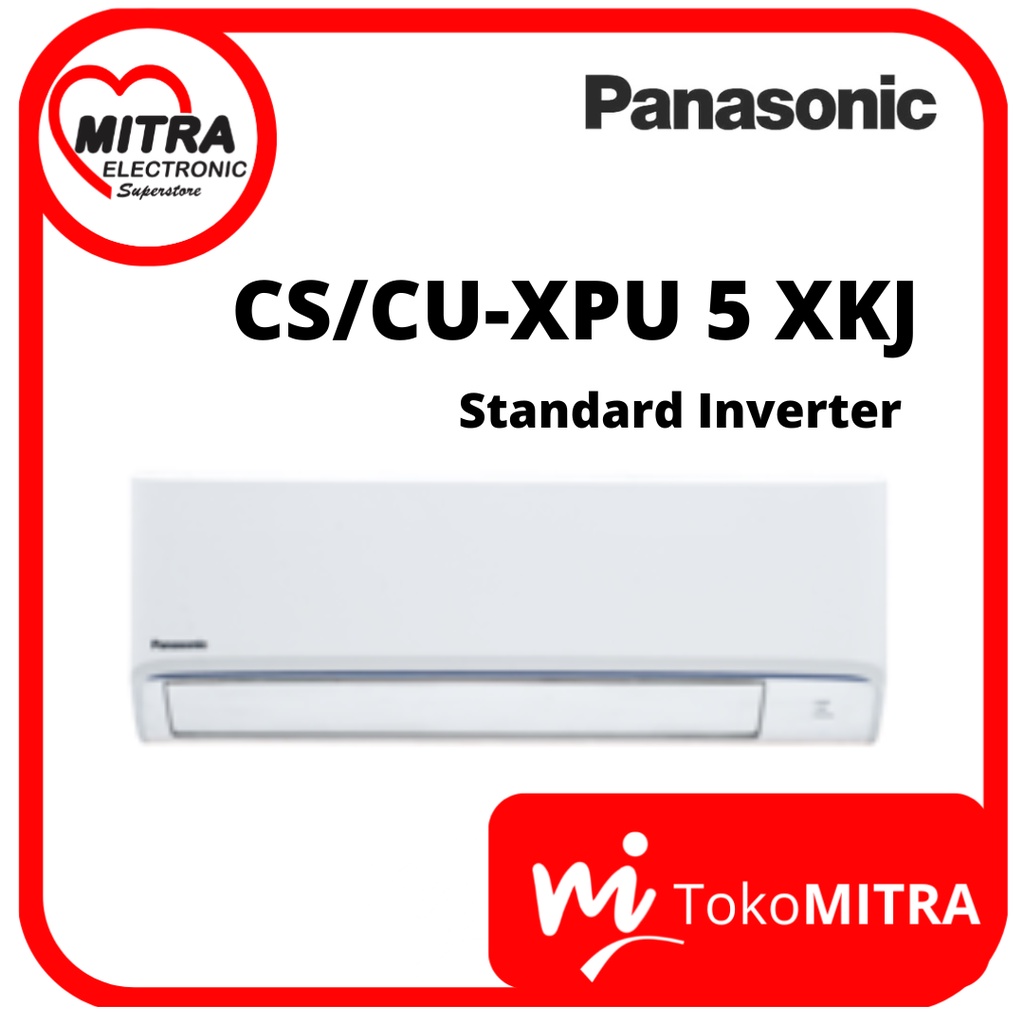 Jual AC INVERTER 1 2 PK PANASONIC CS CU XPU 5 XKJ In Out Shopee