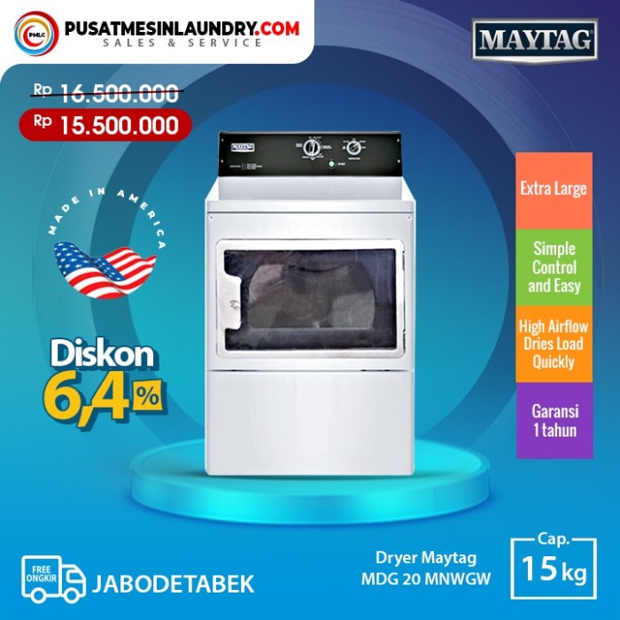 Jual Mesin Pengering Laundry Merk Maytag Kg Mesin Dryer Pintu Kaca