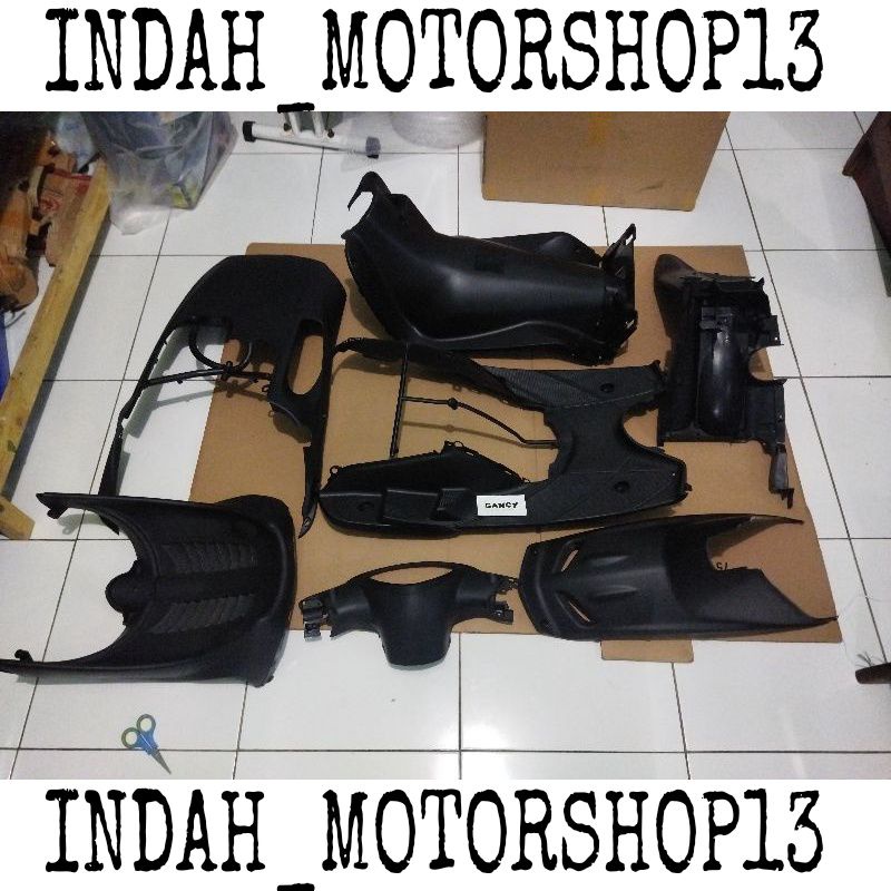 Jual Full Body Kasar Yamaha Mio Sporty Fullset Body Kulit Jeruk Body