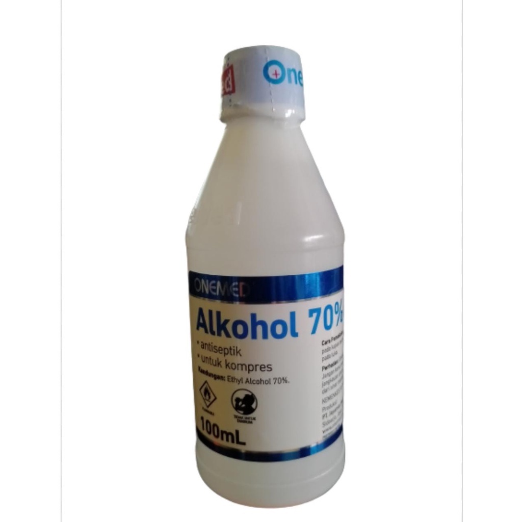 Jual Alkohol 100ml 70 ONEMED AFI FARMA NAMEDIKA Shopee Indonesia