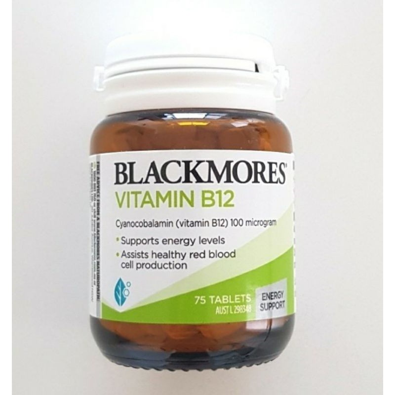 Jual Blackmores Vitamin B12 Blackmore Black Mores More B 12 Suplemen