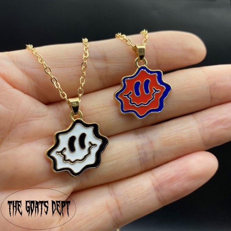 Jual The Goats Dept Melted Smile Necklace Kalung Senyum Smile