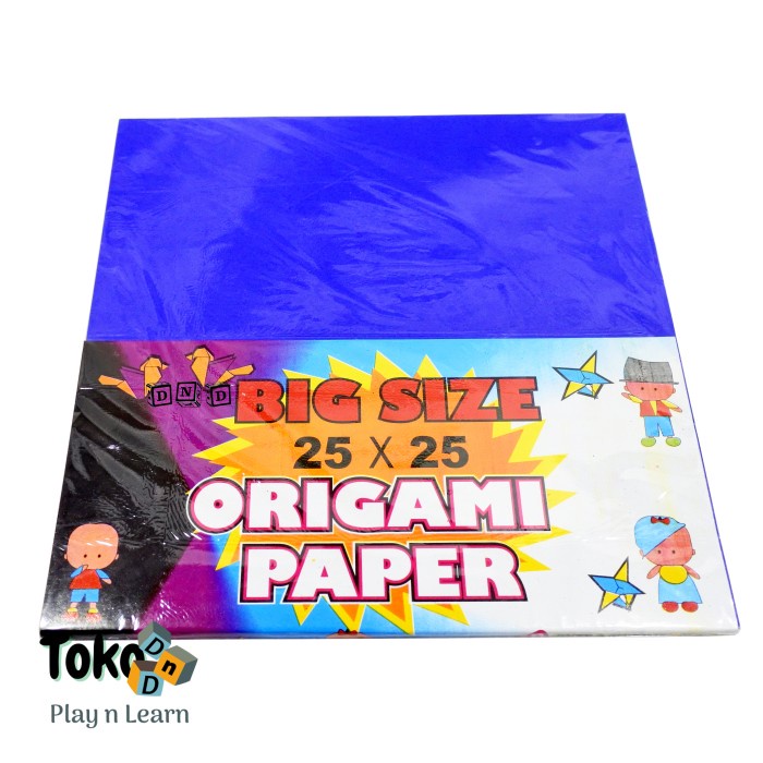 Jual Kertas Origami Paper Asturo Warna Seni Lipat Ukuran 25 X 25 50