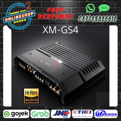 Jual Jual Onderdil Sony Power XM GS4 4 Channel Amplifier Hi Res Sony Xm