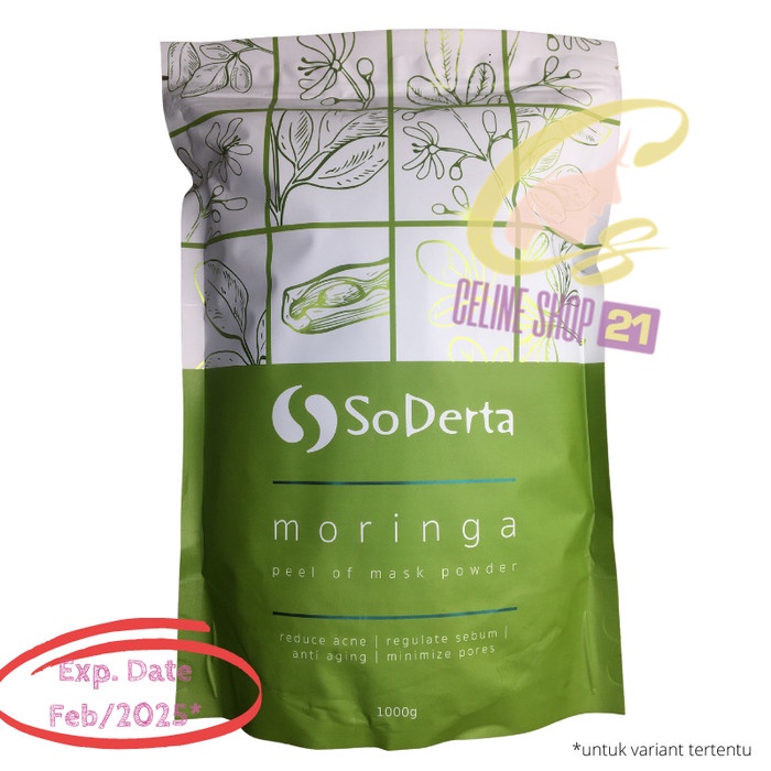 Jual Promo Soderta Moringa Daun Kelor Kg Peel Off Mask Pengecil Pori