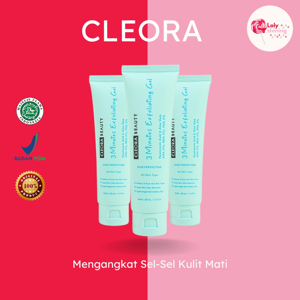 Jual CLEORA 3 Minutes Exfoliating Gel 100 ORIGINAL BPOM Shopee