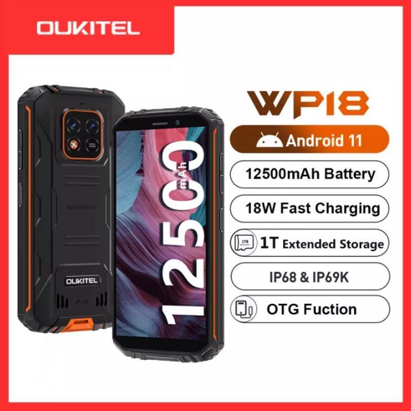 Jual Oukitel Wp Smartphone Outdoor Baterai Mah Waterproof Ip