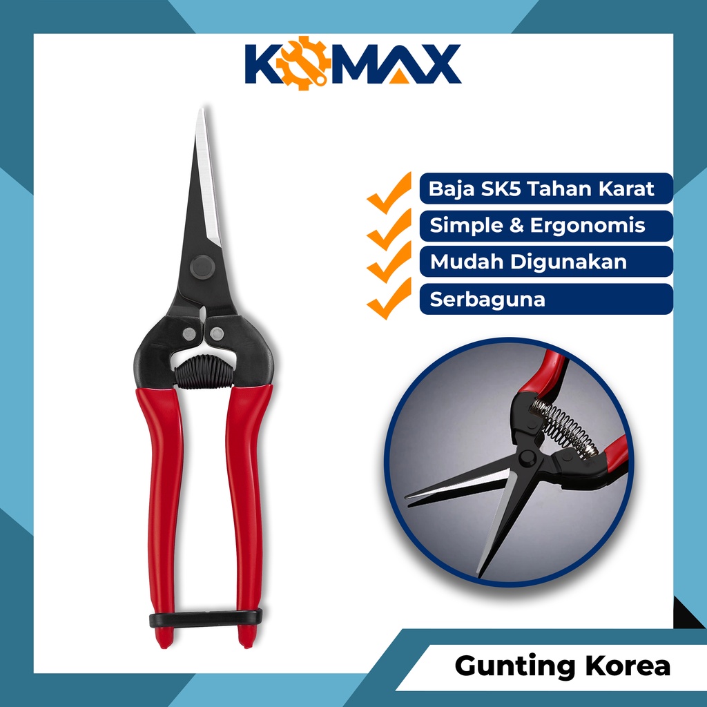 Jual KOMAX Gunting Korea Gunting Dahan Serbaguna Gunting Seng Alat