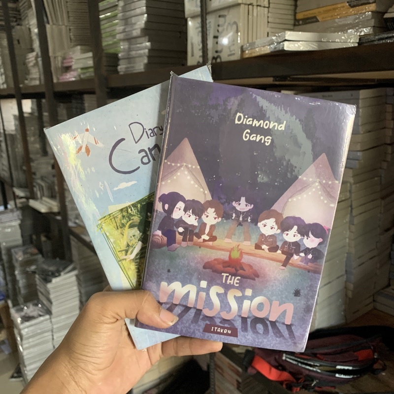 Jual Paket 2 Novel DIAMOND GANG THE MISSION DIARY OF CANVA Itakrn