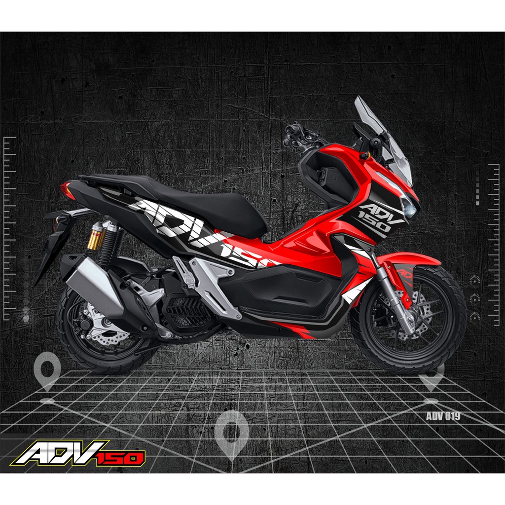 Jual Modifikasi Honda ADV 150 Fullbody Stiker Dekal ADV 150 Disain