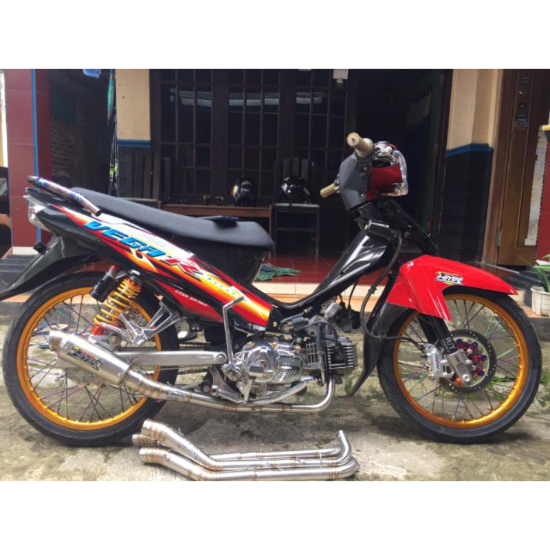 Jual Knalpot Vega New Jupiter Supra Lama Fit New Astrea Model Leher