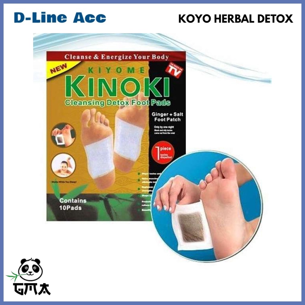 Jual Kinoki Gold Koyo Kaki Detox Original Isi 10 Pad Dalam 1 Box