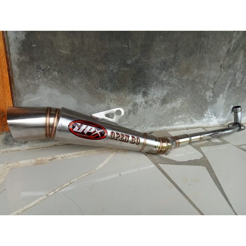 Jual KNALPOT RACING JPX ORIGINAL FREE LASER NAMA TIPE SEGI 6 BASS