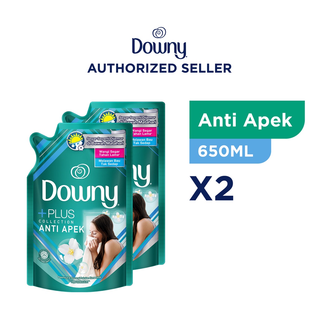 Jual Downy Pelembut Dan Pewangi Pakaian Konsentrat Anti Apek 600 Ml