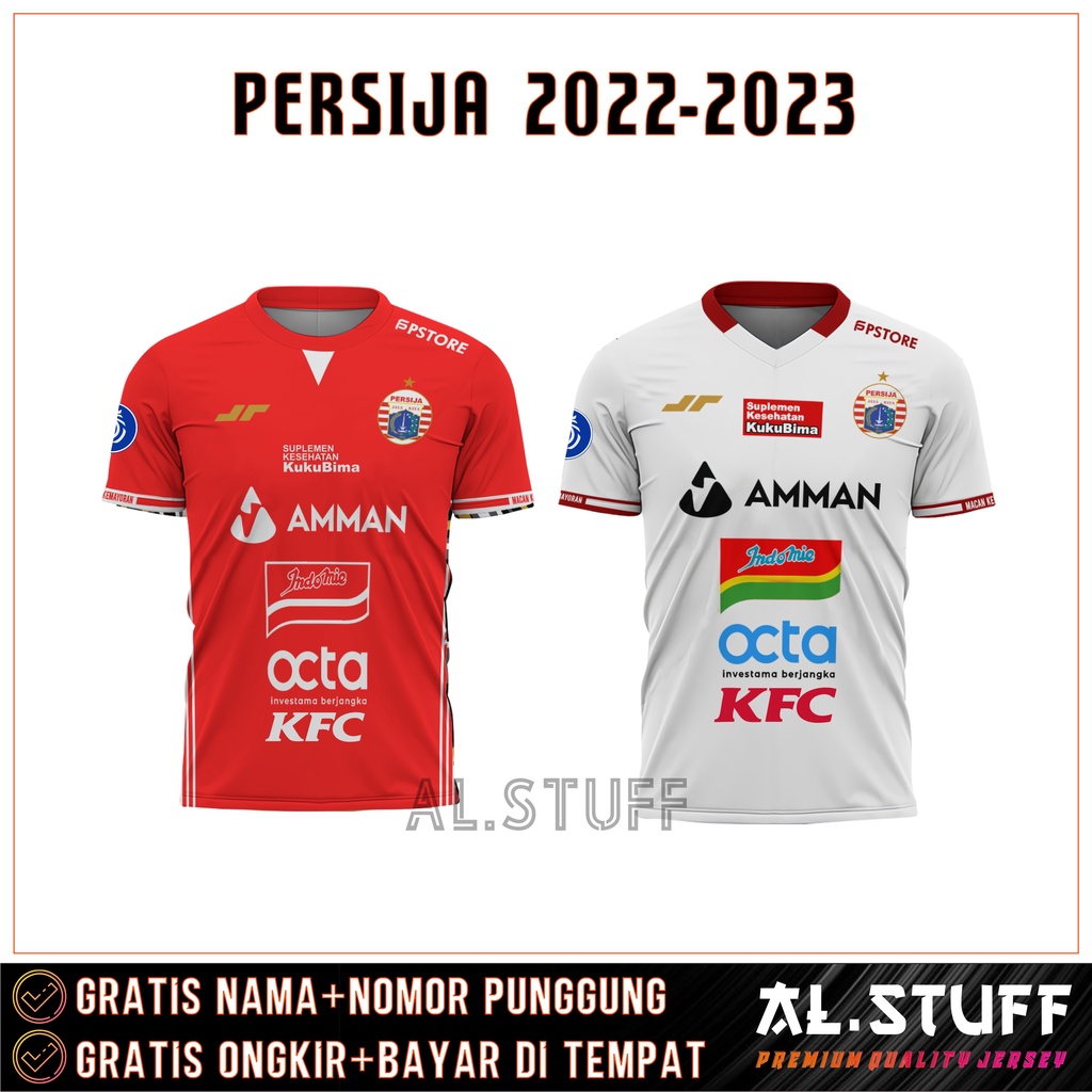 Jual Jersey Persija Premium 2022 2023 Terbaru Gratis Pasang Nama