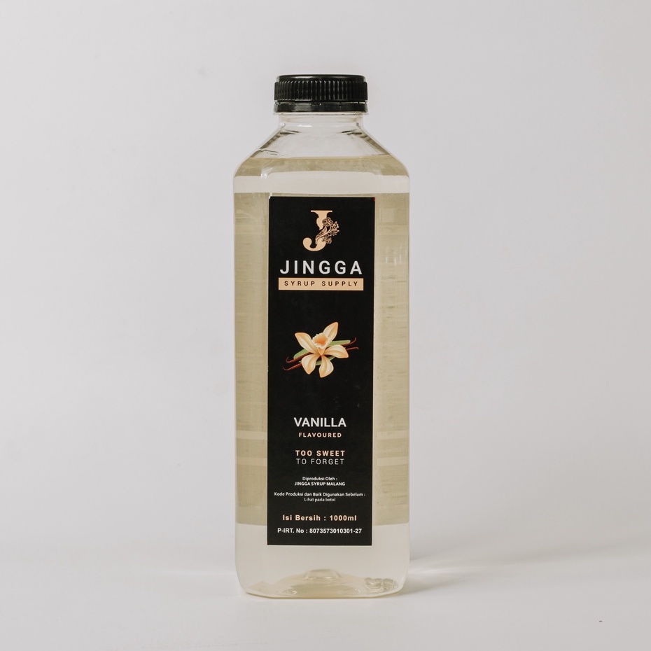 Jual Jingga Vanilla Syrup Ml Sirup Vanila Untuk Coffee Latte