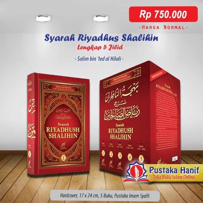 Jual Buku Kitab Syarah Riyadhus Shalihin Lengkap Jilid