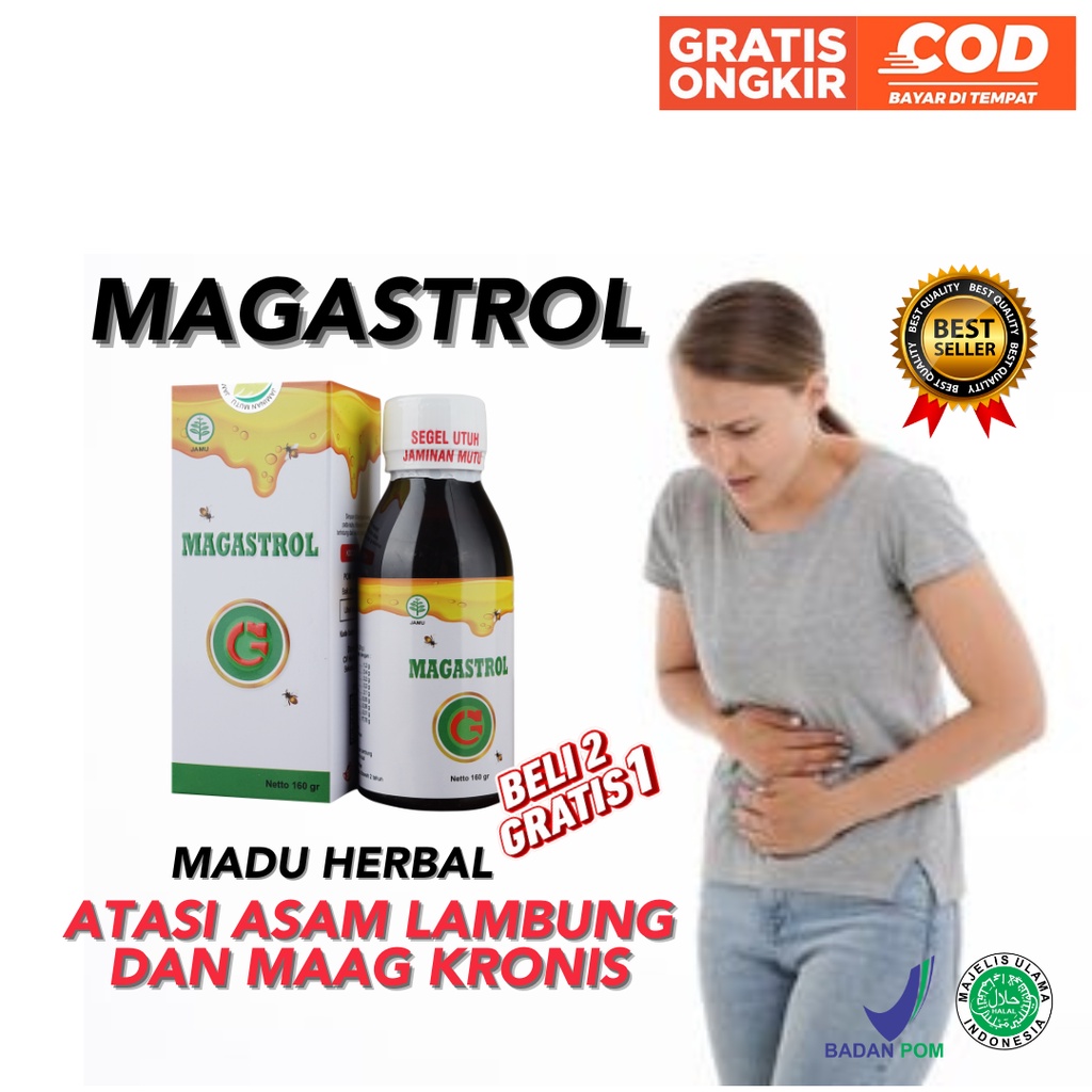 Jual Gr Magastrol Madu Obat Asam Lambung Gerd Maag Anxiety