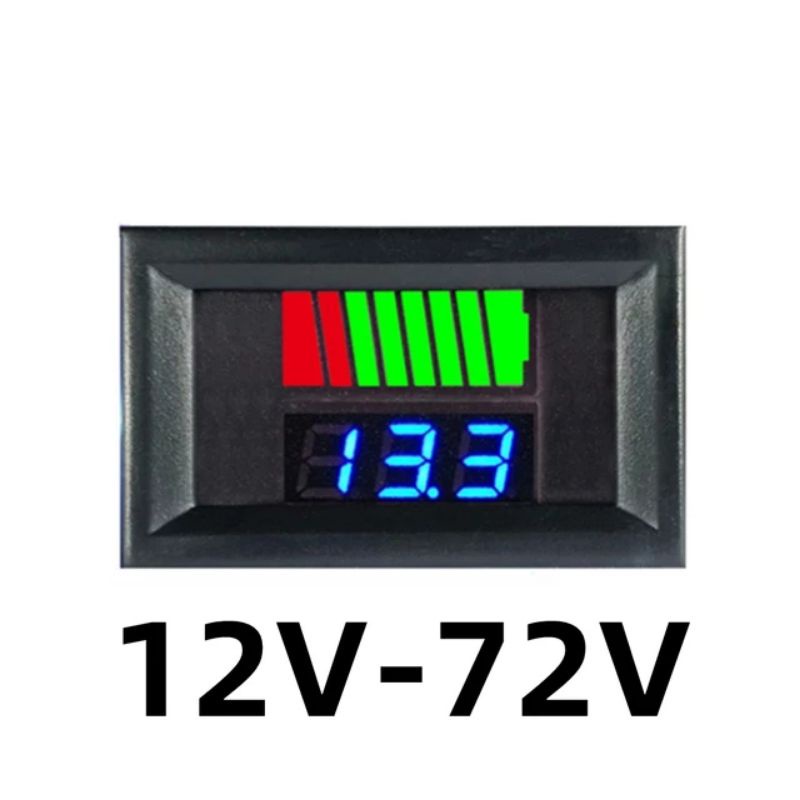 Jual Voltmeter Indikator Aki Accu V V Tester Kapasitas Baterai