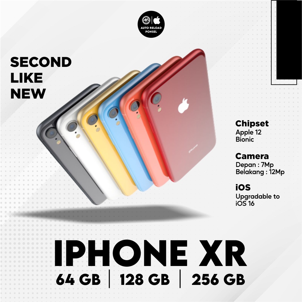 Jual Iphone Xr Gb Gb Bekas Original Normal Mulus Fullset