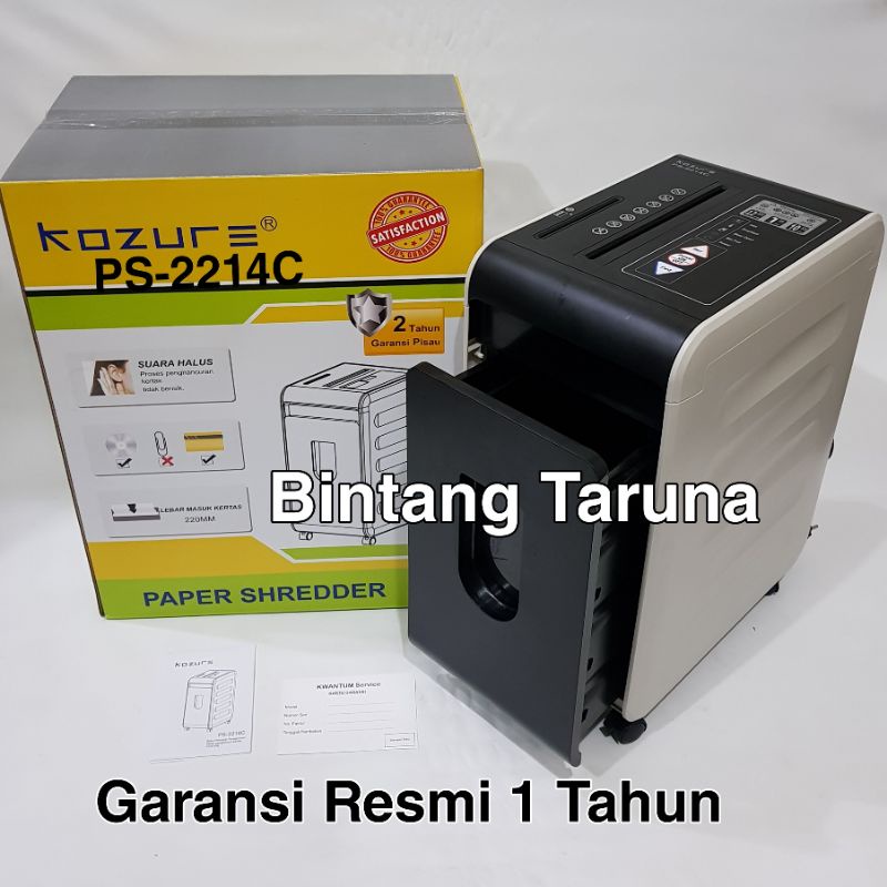 Jual Mesin Penghancur Kertas Kozure PS 2214C Paper Shreeder Kozure