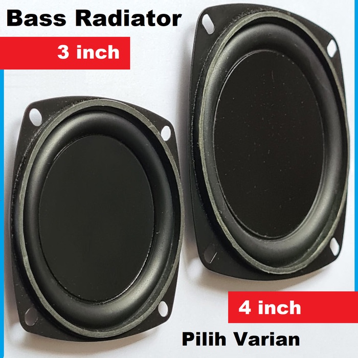 Jual Speaker Passive Radiator Diy Speaker Pasif Rakitan Subwoofer Low