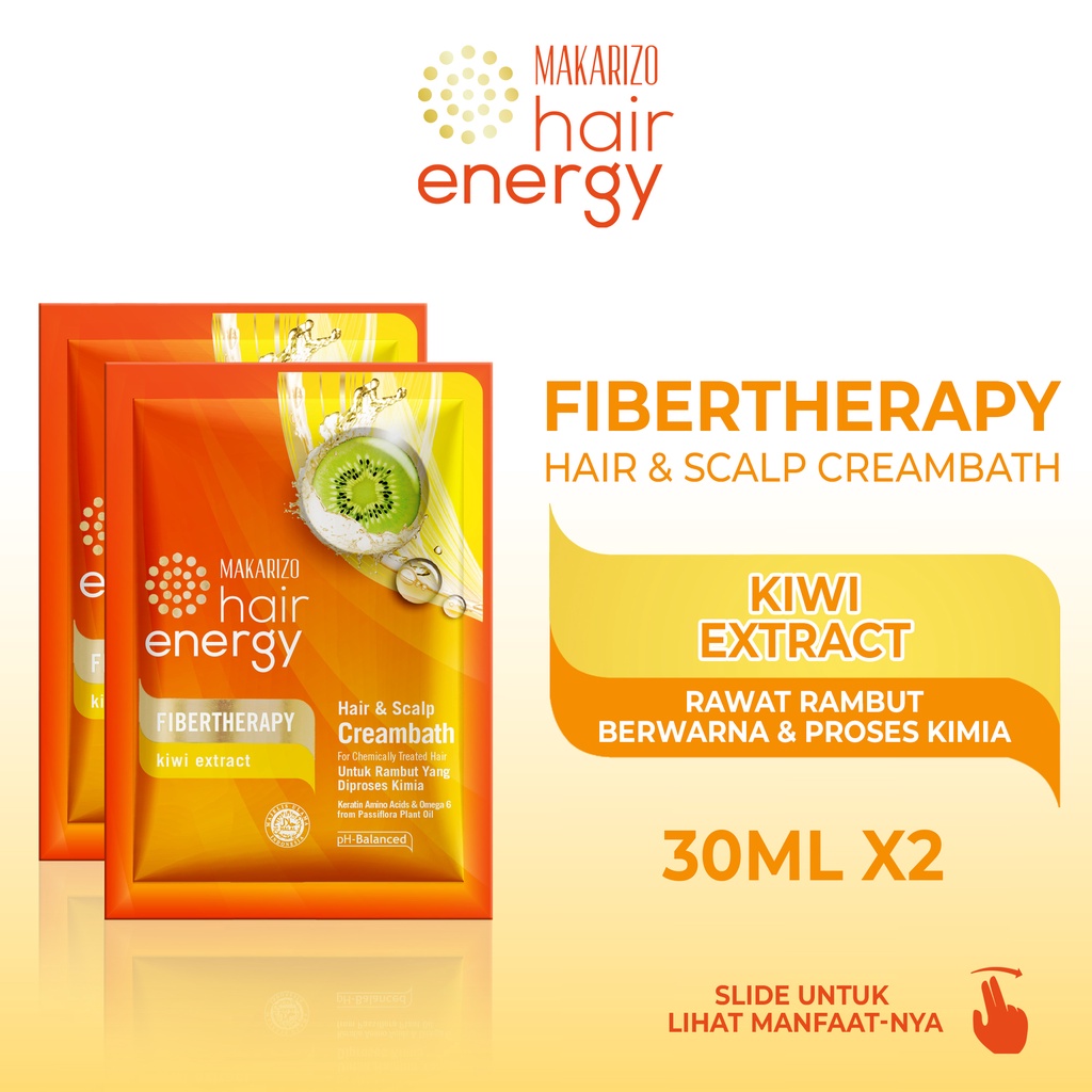 Jual PAKET ISI 2 Makarizo Hair Energy Fibertherapy Hair Scalp