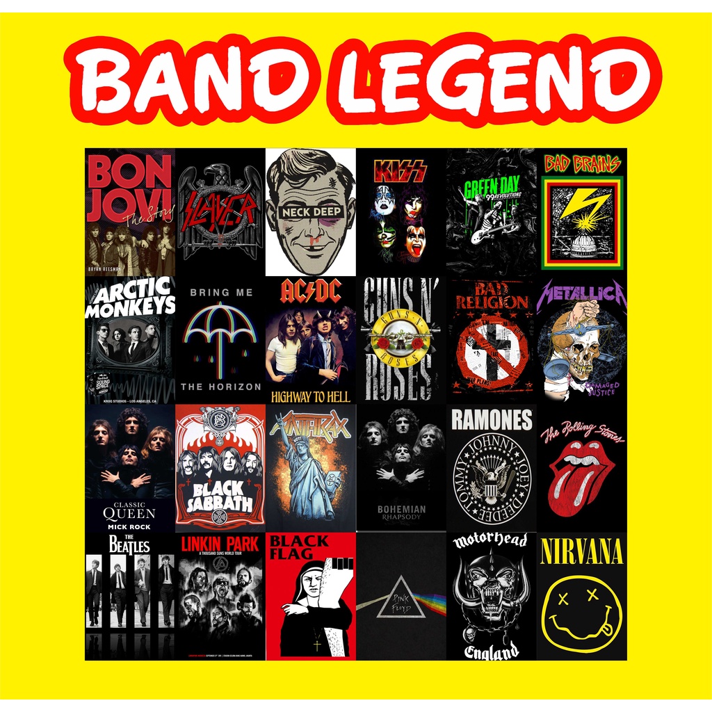 Jual Poster Aesthetic I Poster Dinding Kamar Aesthetic I Band Legend I