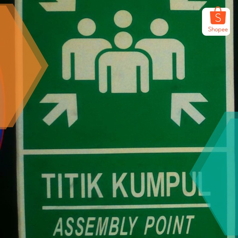 Jual Promo Rambu Titik Kumpul Assembly Point Bisa Custom Design Bebas