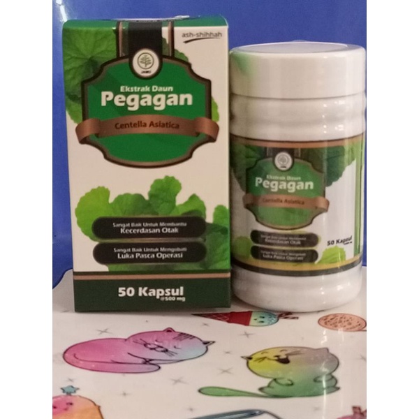 Jual Ekstrak Daun Pegagan 50 Kapsul Ash Shihhah Shopee Indonesia