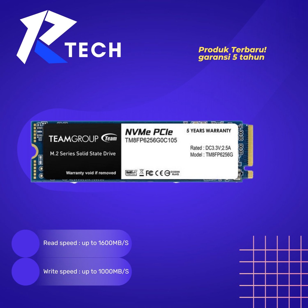 Jual Gb Solid State Drive Teamgroup Ssd M Pci E X With