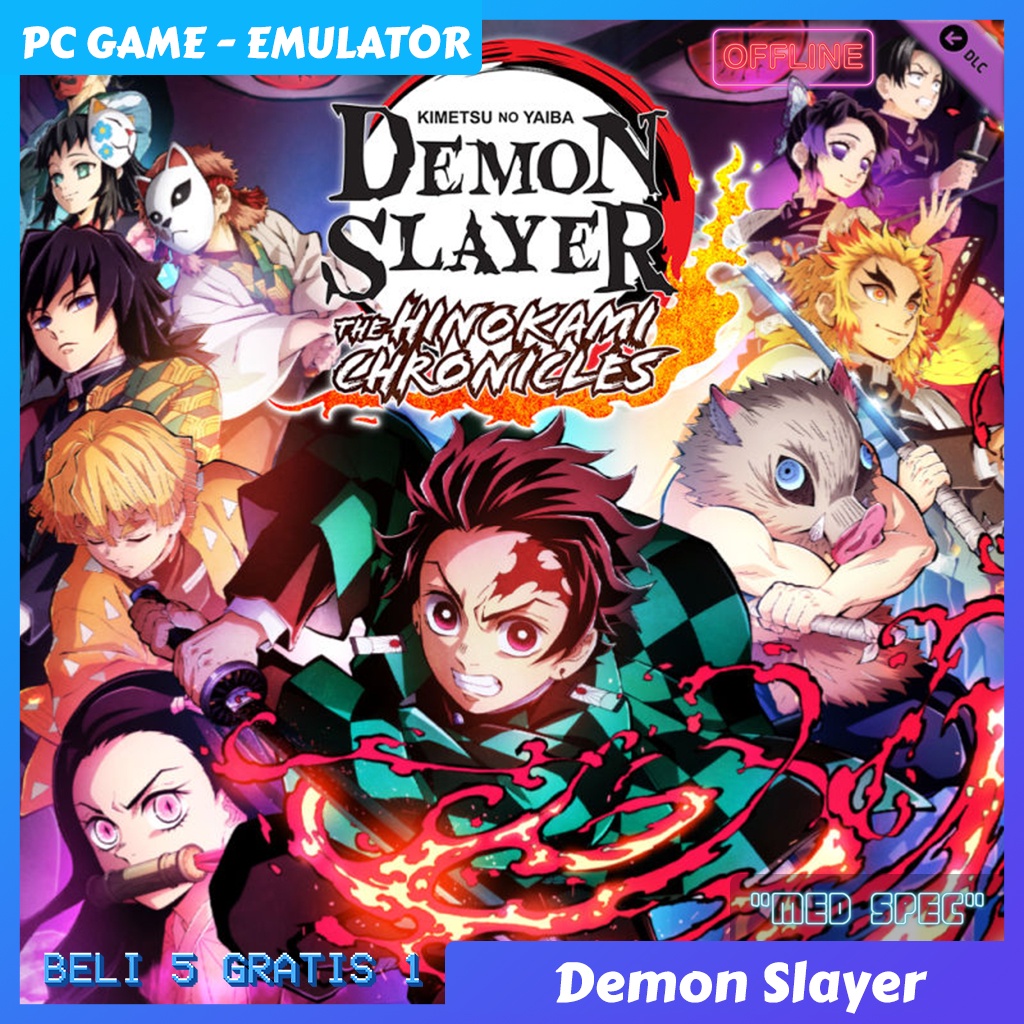 Jual Demon Slayer Kimetsu No Yaiba The Hinokami Chronicles Emulator Game Pc Shopee Indonesia