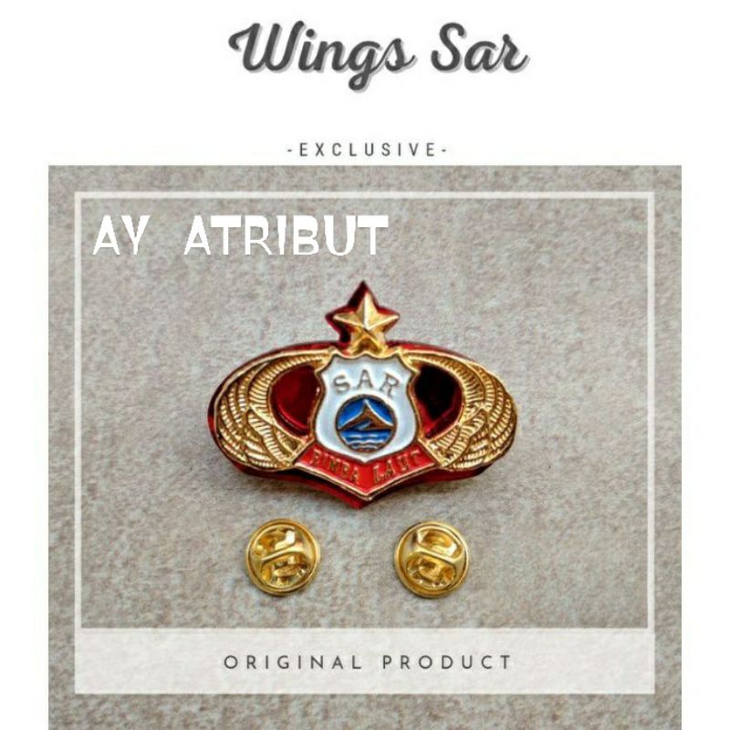 Jual ATRIBUT PDL POLRI PIN WINGS SAR EXCLUSIVE Shopee Indonesia