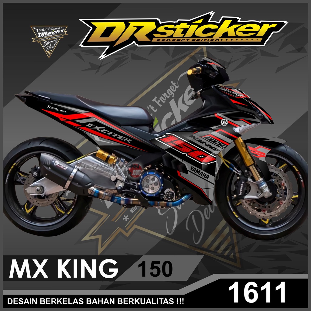 Jual Decal Costum Fullbody Motor Mx King 150 Desain Racing Grafis