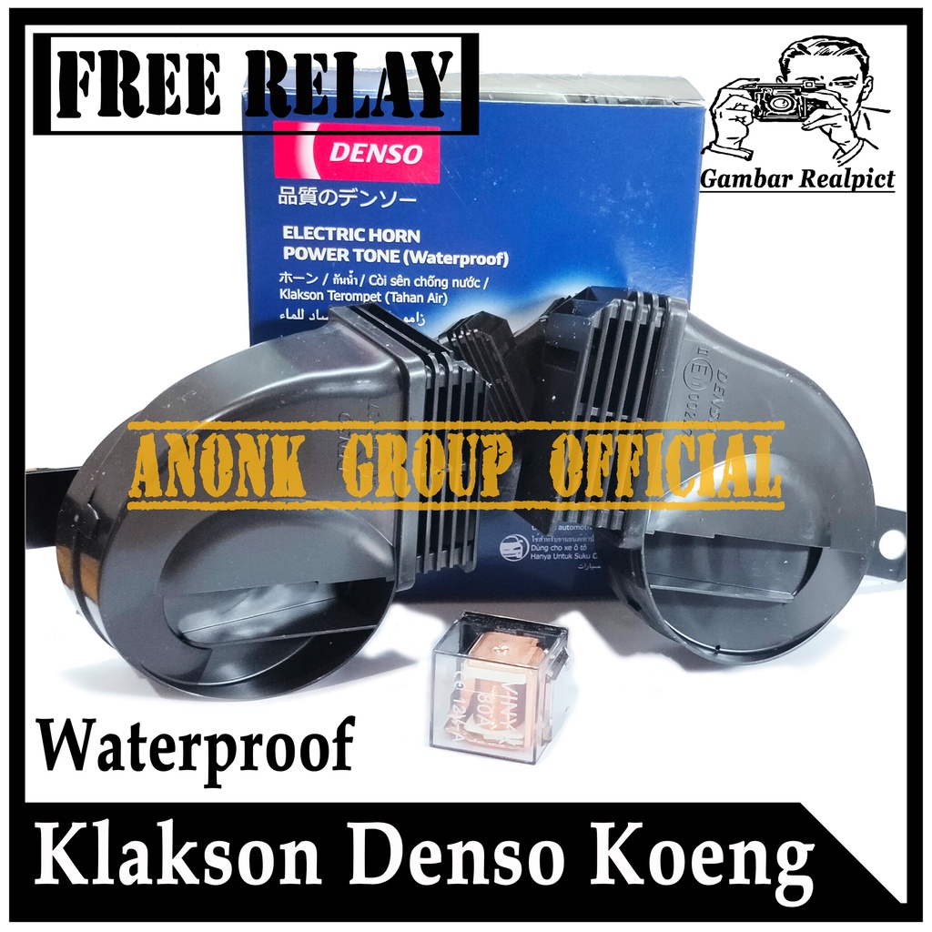 Jual Klakson Denso Keong Motor Mobil Waterproof Klakson Denso Power