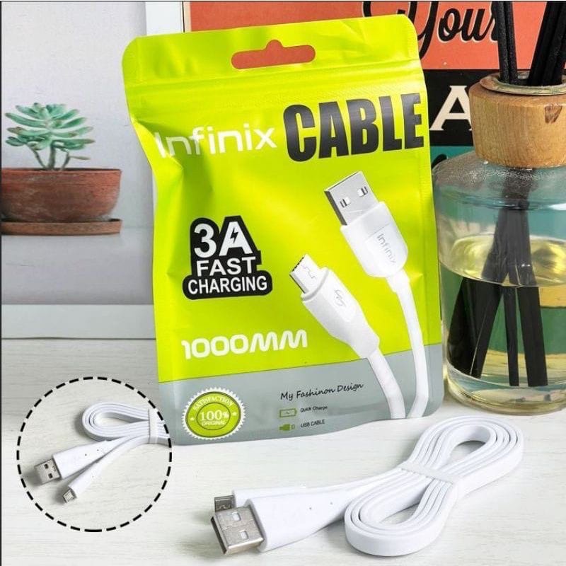 Jual Kabel Data Charger INFINIX Fast Charging 3A Usb Micro Type C